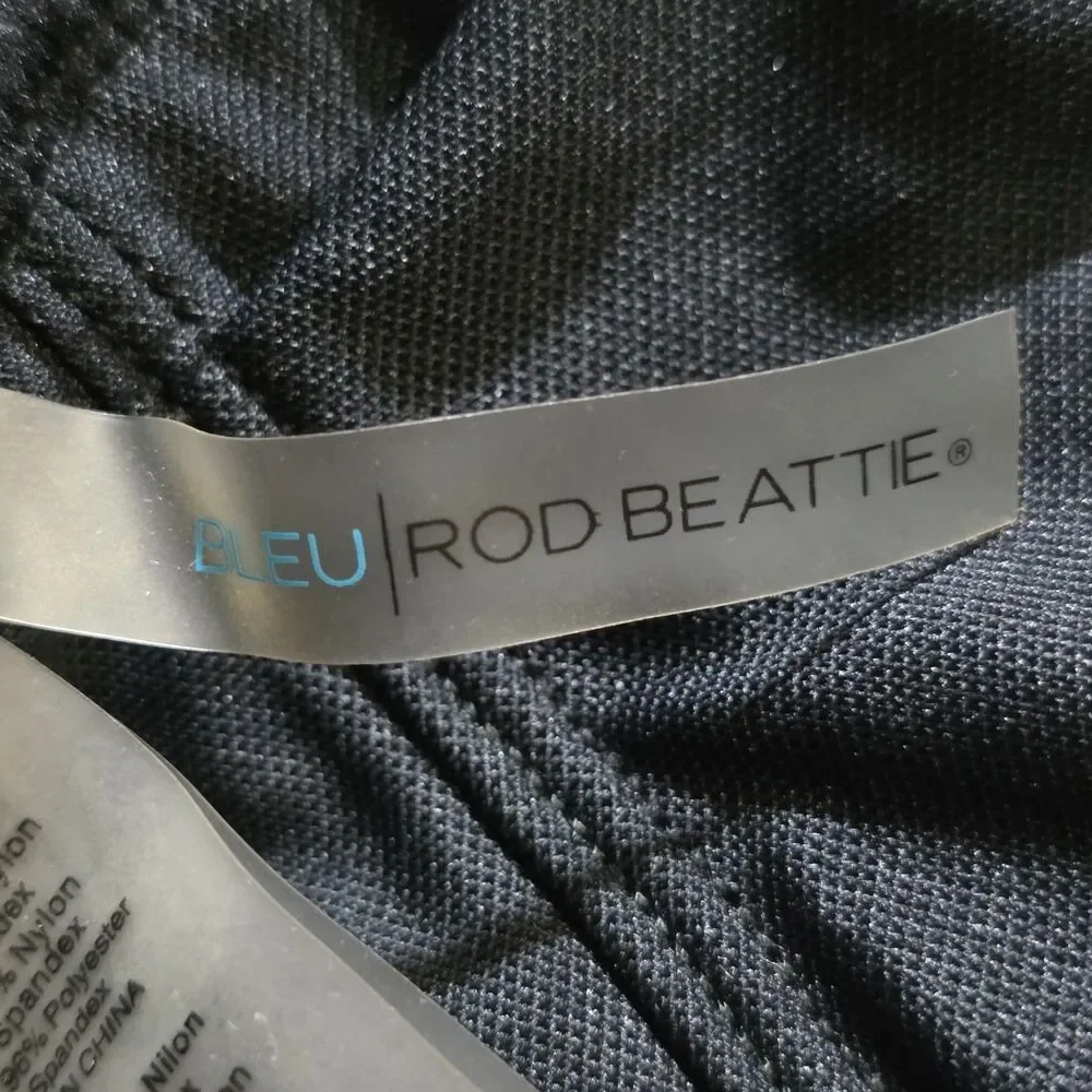 Bleu Rod  Beattle  One Piece  Bathing Suit Black Sz 4